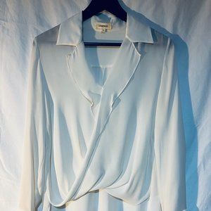 L'AGENCE | Cream Silk Blouse